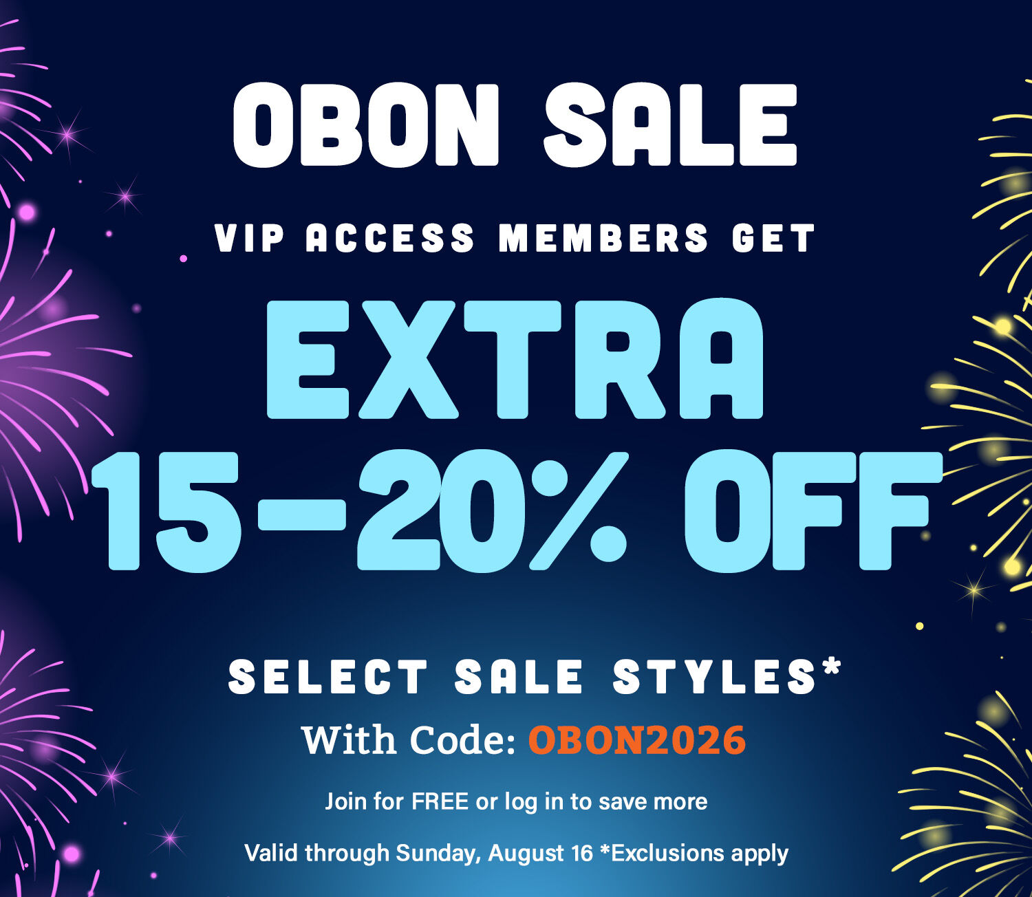 OBON SALE